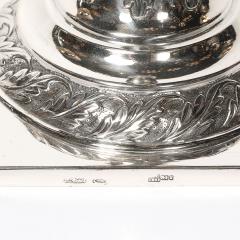 Pair of Silver Corinthian Column Acanthus Sabbath Candlesticks by Ludwig Nast - 4792451