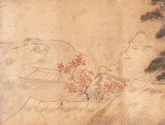 Pair of Six Panel Screens Whale Hunting and Harvesting - 4203078
