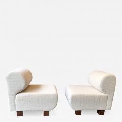 Pair of Slipper Chairs P Italy 1970s - 1610490