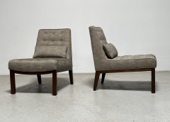 Pair of Slipper Chairs by Edward Wormley for Dunbar - 3436672