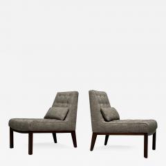 Pair of Slipper Chairs by Edward Wormley for Dunbar - 3440361