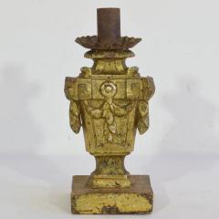 Pair of Small 18th Century Italian Neoclassical Candleholders Candlesticks - 4114013