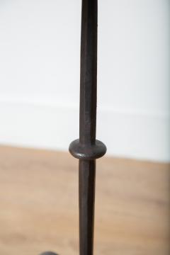 Pair of Small Black Iron Side or Drink Tables - 4374944