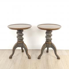 Pair of Small Drinks Tables U S A circa 1980 - 3698897