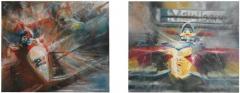 Pair of Solaris Formula 1 Paintings - 1798922