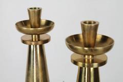 Pair of Solid Brass Candlesticks - 285356