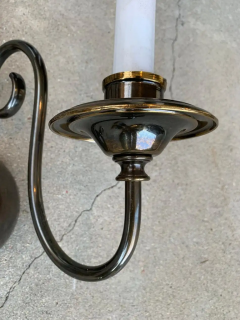 Pair of Solid Brass Sconces by Feldman Lighting circa 1970 - 2767498