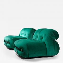 Pair of Soriana Lounge Chairs by Afra and Tobia Scarpa for Cassina - 4730577