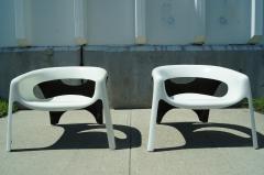 Pair of Space Age Fiberglass Outdoor Chairs - 102508