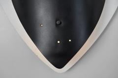 Pair of Space Age Metal Wall Lamps The Netherlands 1950s - 3893780