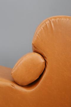 Pair of Space Age armchair in semi skin brown 1970s - 1486044