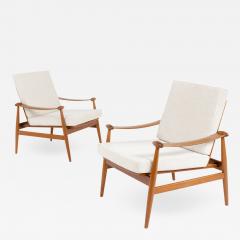 Pair of Spade Armchairs by Finn Juhl - 1947271