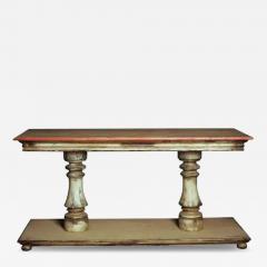 Pair of Spanish Painted Wood Consoles - 4103110