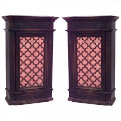 Pair of Spanish Renaissance Style Mahogany Cabinets - 4708519