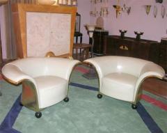 Pair of Spectacular French Art Deco Armchairs - 1498392