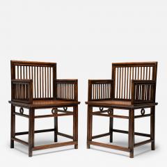 Pair of Spindleback Rose Chairs - 4196660
