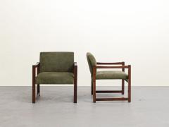 Pair of Square 60s Armchairs Brazilian Mid Century - 2702419