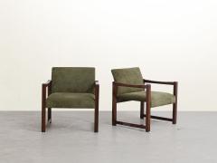 Pair of Square 60s Armchairs Brazilian Mid Century - 2702420