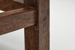Pair of Square Mid Century Modern Stools Europe 1950s - 4687170