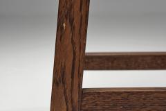 Pair of Square Mid Century Modern Stools Europe 1950s - 4687173