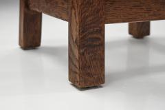 Pair of Square Mid Century Modern Stools Europe 1950s - 4687175