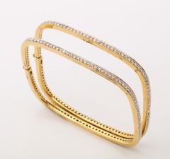 square diamond bangles