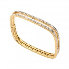 square diamond bangle designs