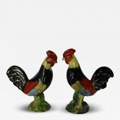 Pair of Staffordshire Pearlware Figures of Cockerels - 4097685