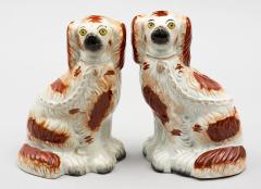 Pair of Stafforshire Dogs Circa 1870 - 266649