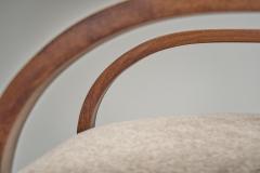 Pair of Stained Beech Armchairs Denmark ca 1930s - 4784922