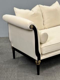 Pair of Steel and Bronze Sofas Settees Hollywood Regency Peter Marino Style - 3137586