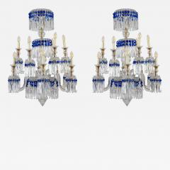 Pair of Striking French Crystal Chandelier 1940 - 4065054