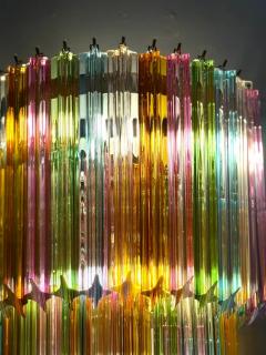 Pair of Striking Multicolor Contemporary Crystal Prism Wall Sconces Vortigo - 4625251