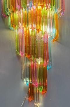 Pair of Striking Multicolor Contemporary Crystal Prism Wall Sconces Vortigo - 4625253