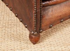 Pair of Studded Leather Club Chairs - 4442878