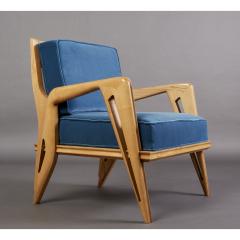 Pair of Stunning Armchairs att to Campo Graffi Italy 1950s - 1963531