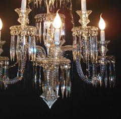 Pair of Superb French Baccarat Crystal Five Light Sconces - 1561833
