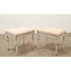 Pair of Swedish 18th Century Louis XVI Style Benches - 3510756