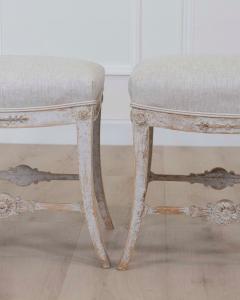 Pair of Swedish 19th Century Gustavian Stools - 4722851
