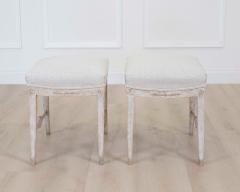 Pair of Swedish 19th Century Gustavian Stools - 4722857