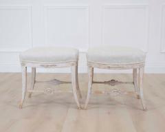 Pair of Swedish 19th Century Gustavian Stools - 4722858
