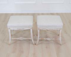 Pair of Swedish 19th Century Gustavian Stools - 4722861