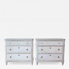Pair of Swedish 19th Century Gustavian Style Chests of Drawers - 4574153