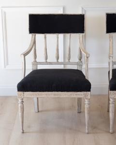 Pair of Swedish Armchairs circa 1800 - 4812461
