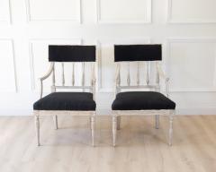 Pair of Swedish Armchairs circa 1800 - 4812463