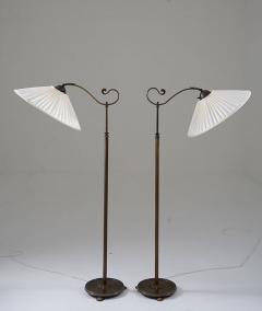 Pair of Swedish Art Deco Floor Lamps 1930s - 3102111