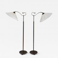 Pair of Swedish Art Deco Floor Lamps 1930s - 3104056