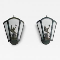 Pair of Swedish Art Deco Wall Lights - 4555171