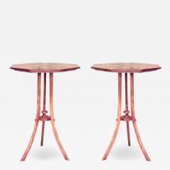 Pair of Swedish Biedermeier Birch End Table - 1439527