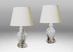 Pair of Swedish Blown Glass Table Lamps - 3939490